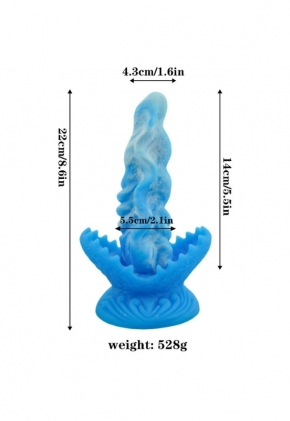 Mavi Canavar Dildo Model 4